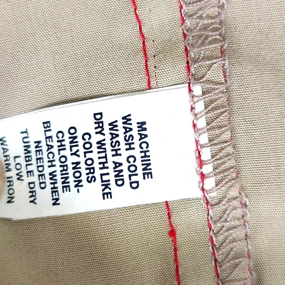 GAP Vintage Y2K Red Trench Coat size SMALL - Picture 5 of 8